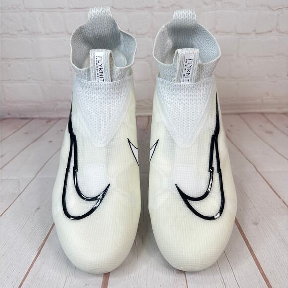 Nike Alpha Menace Elite 3 White Platinum Football Cleats Mens Sz 11 (DM1792-109) - Picture 6 of 10